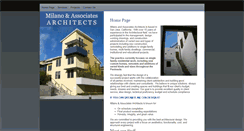 Desktop Screenshot of milanoarchitects.com